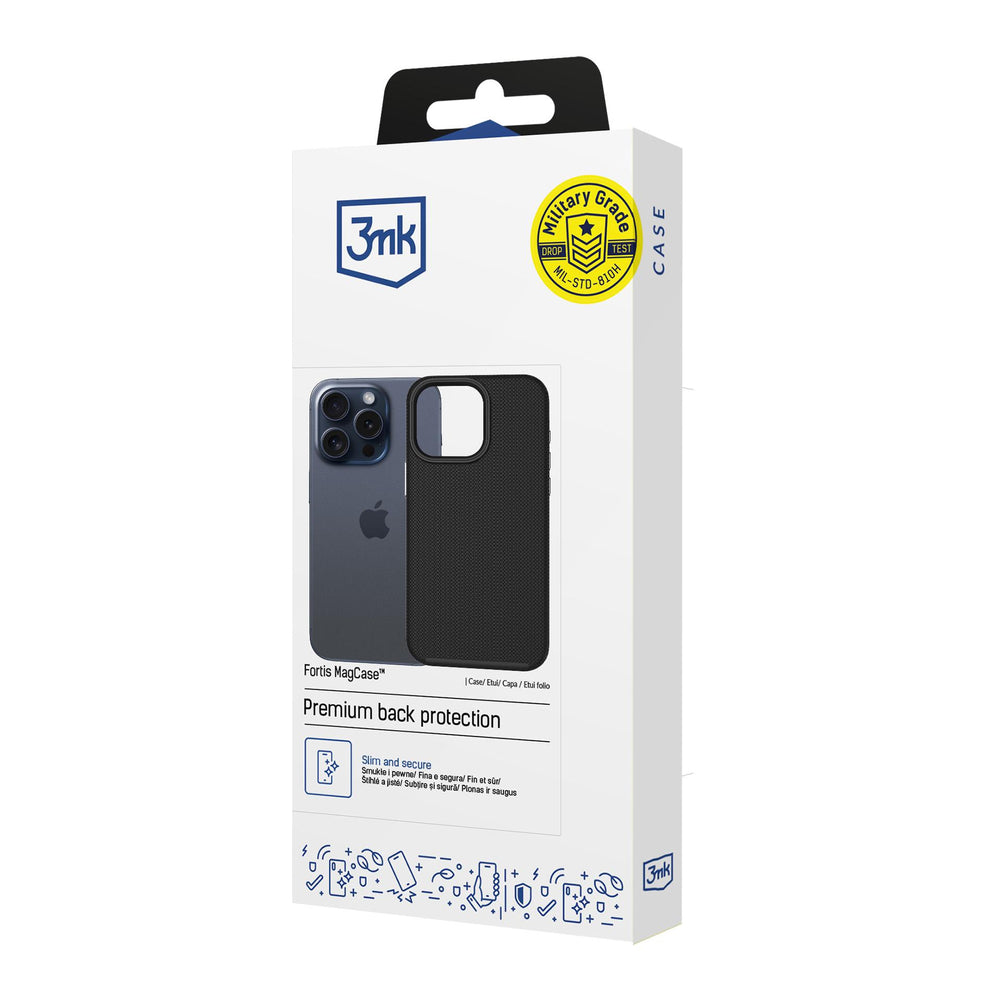 3mk Fortis MagCase for iPhone 15 Pro - Black_10
