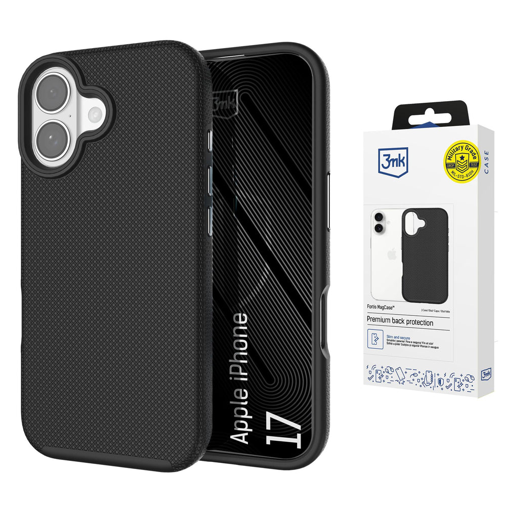3mk Fortis MagCase for iPhone 17 - black_0