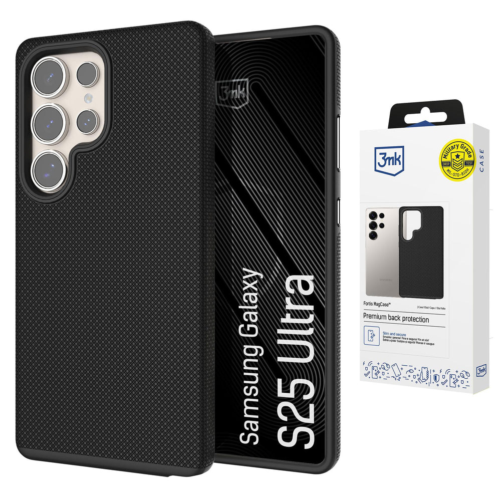 3mk Fortis MagCase for Samsung Galaxy S25 Ultra - Black_0