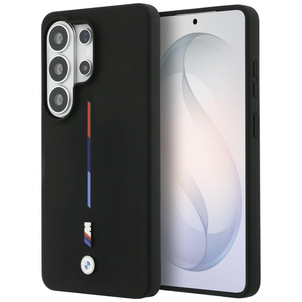 BMW M Silicone Tricolor Line MagSafe Case for Samsung Galaxy S26 Ultra - Black_0