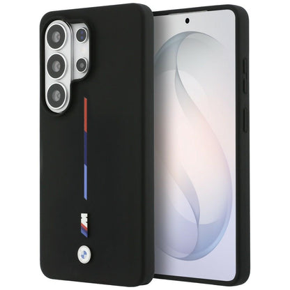 BMW M Silicone Tricolor Line MagSafe Case for Samsung Galaxy S26 Ultra - Black_0