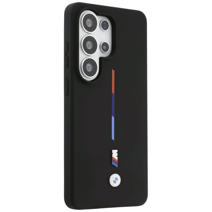 BMW M Silicone Tricolor Line MagSafe Case for Samsung Galaxy S26 Ultra - Black_3