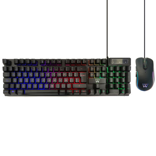 Ewent PL3201 teclado USB QWERTY EspaÃ±ol Negro_0