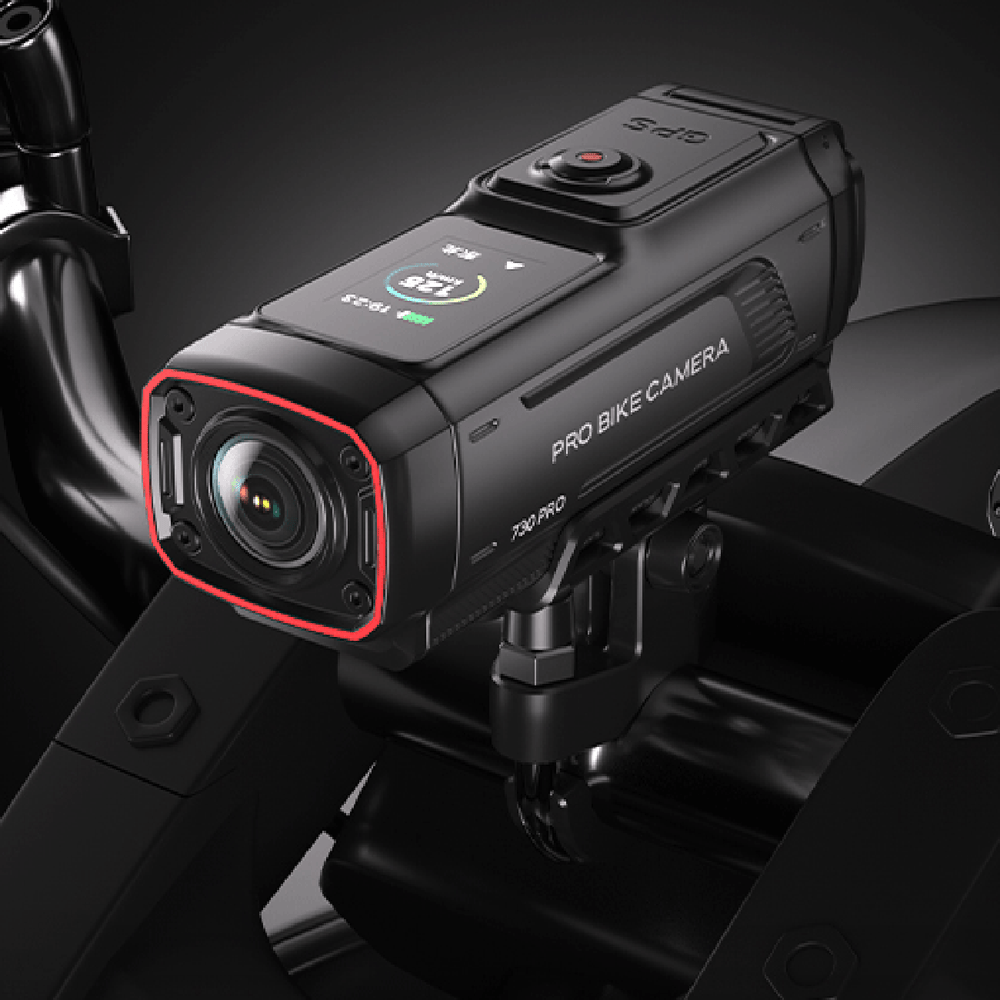 AKEEYO 730Pro 4K Handlebar Video Recorder Sports Camera for Bikes and Motorcycles - Black_6
