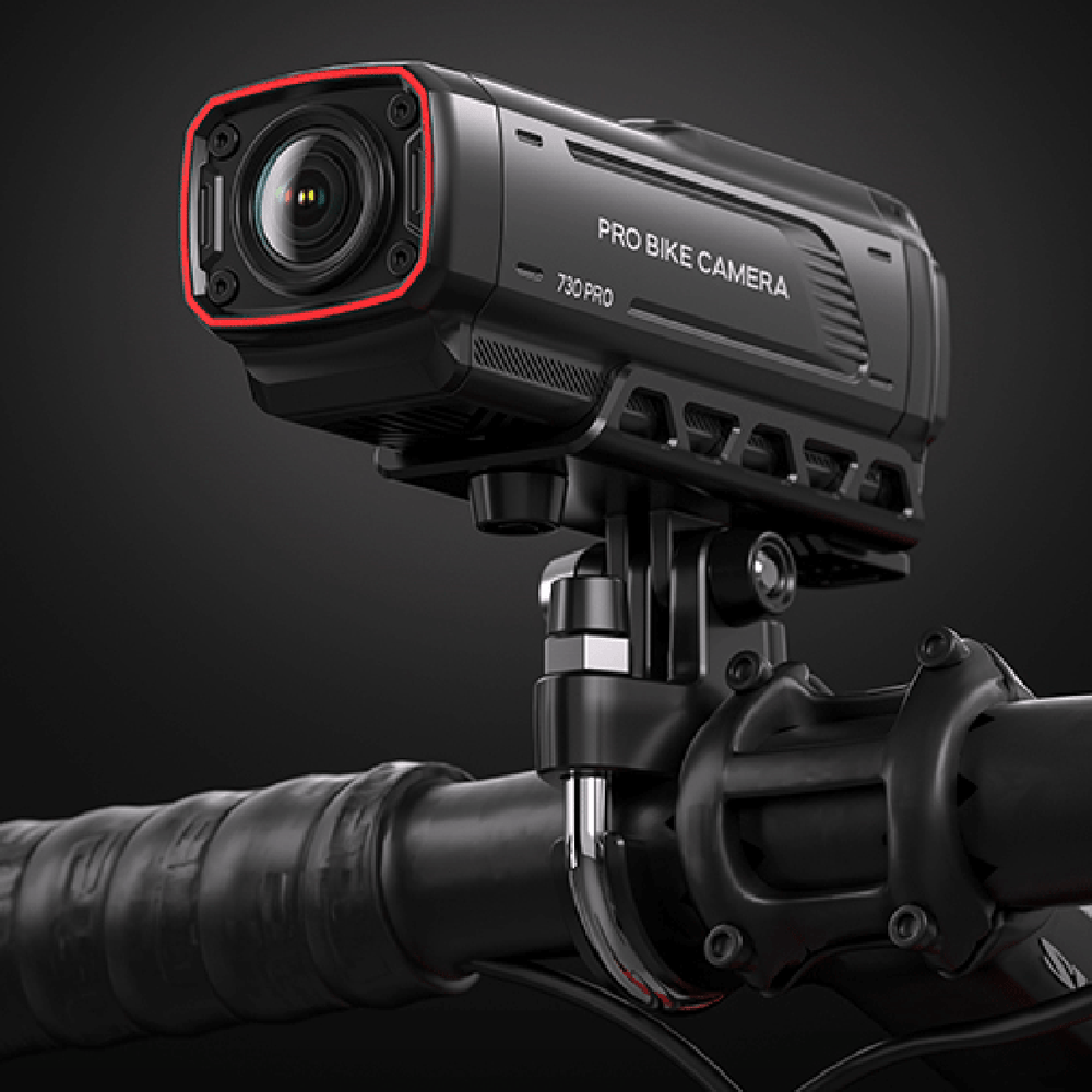AKEEYO 730Pro 4K Handlebar Video Recorder Sports Camera for Bikes and Motorcycles - Black_7