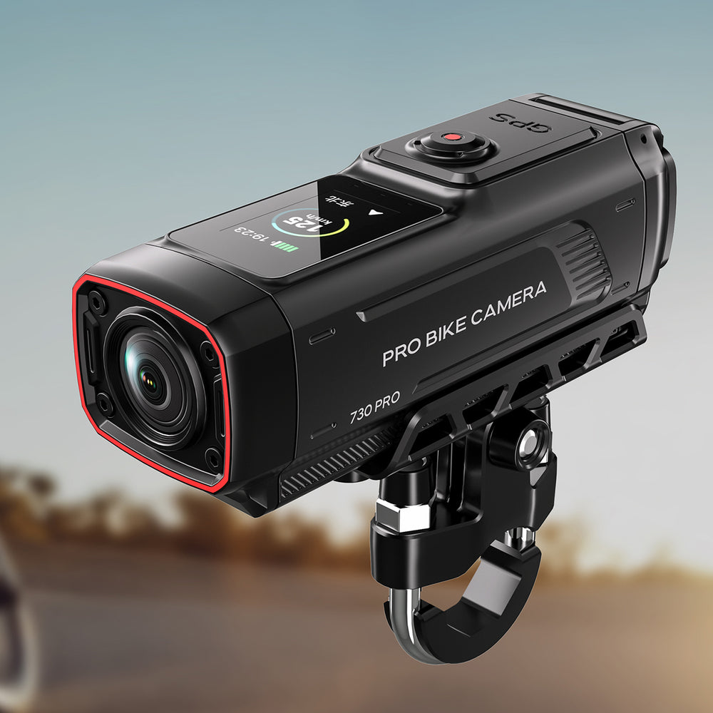 AKEEYO 730Pro 4K Handlebar Video Recorder Sports Camera for Bikes and Motorcycles - Black_8