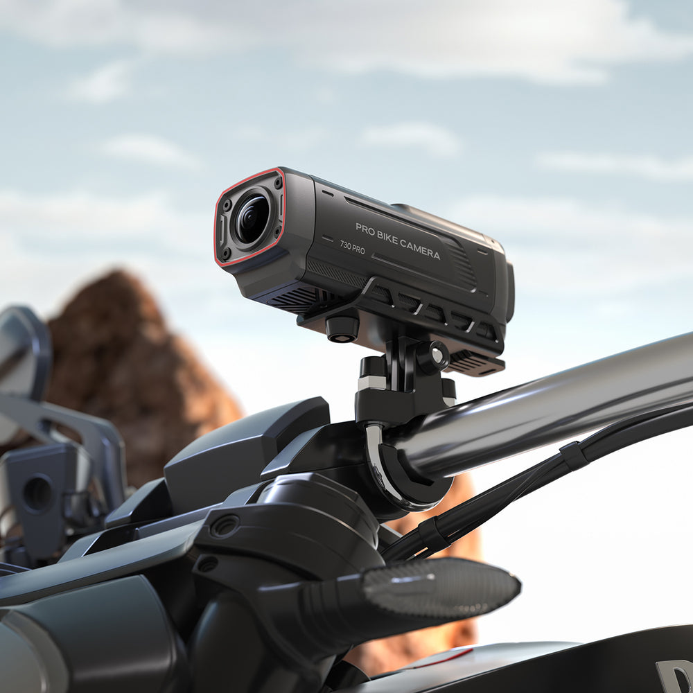AKEEYO 730Pro 4K Handlebar Video Recorder Sports Camera for Bikes and Motorcycles - Black_5