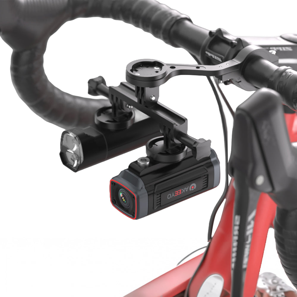 AKEEYO Camera Mount with Headlight - Black_1
