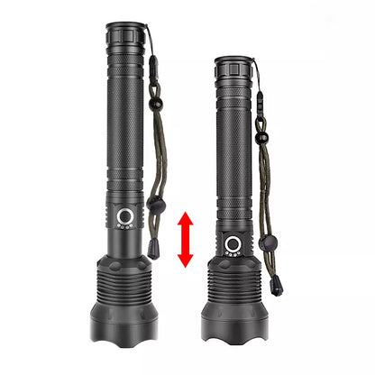 Wozinsky WLT-20W tactical flashlight 20 W 2000 lm CREE diodes IP65 with adjustable beam - black_2