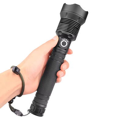 Wozinsky WLT-20W tactical flashlight 20 W 2000 lm CREE diodes IP65 with adjustable beam - black_3