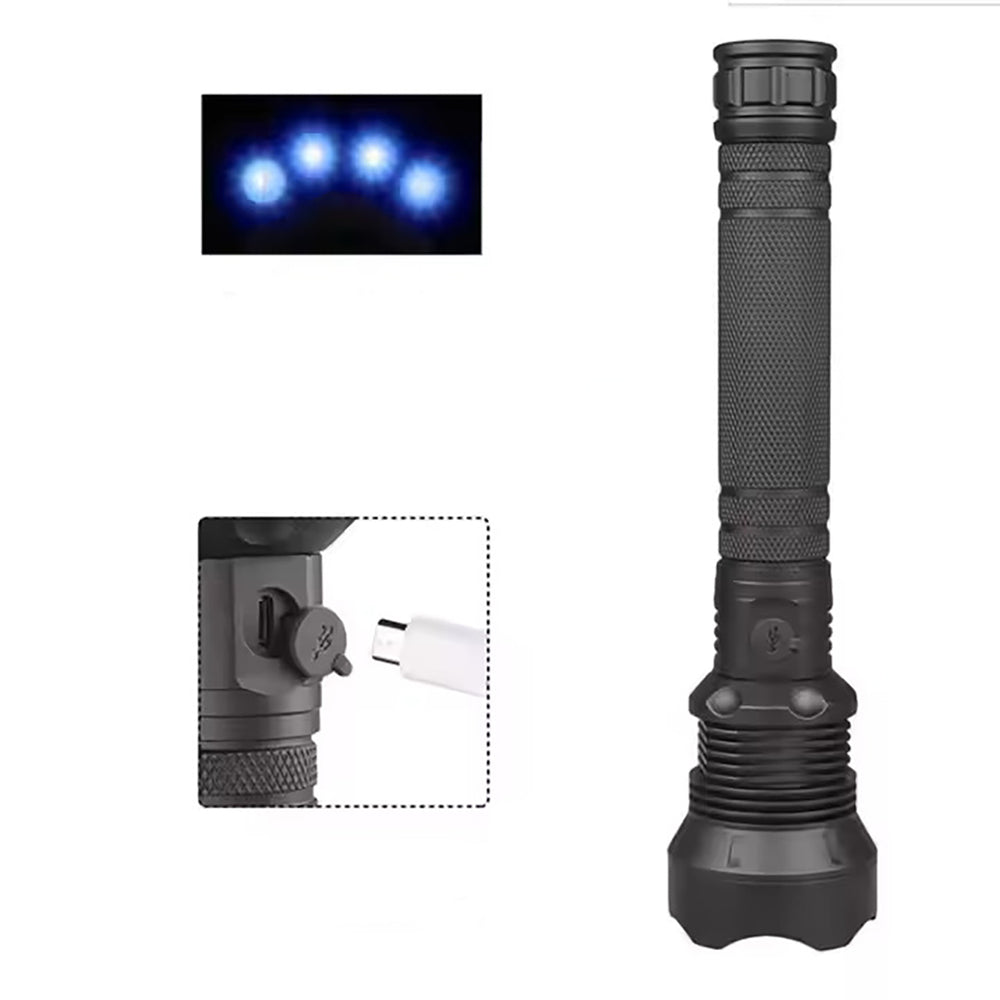 Wozinsky WLT-20W tactical flashlight 20 W 2000 lm CREE diodes IP65 with adjustable beam - black_4