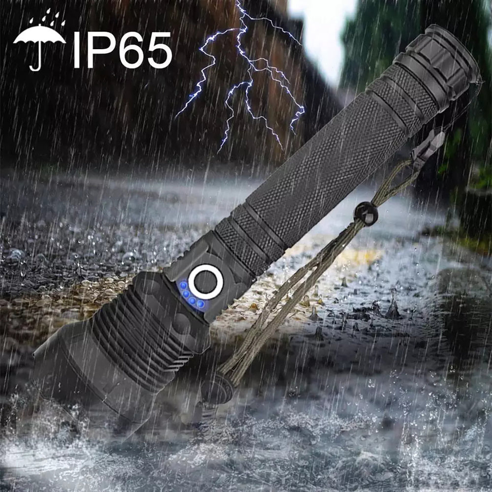 Wozinsky WLT-20W tactical flashlight 20 W 2000 lm CREE diodes IP65 with adjustable beam - black_8
