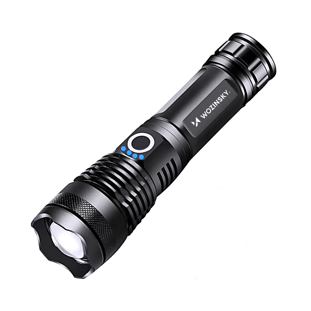 Wozinsky WLT-15W 15W 1500lm CREE IP65 Tactical Flashlight with Adjustable Beam - Black_1