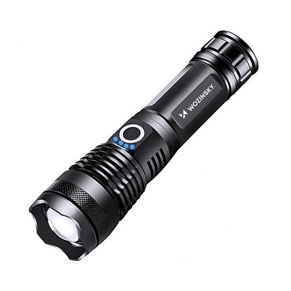 Wozinsky WLT-15W 15W 1500lm CREE IP65 Tactical Flashlight with Adjustable Beam - Black_1