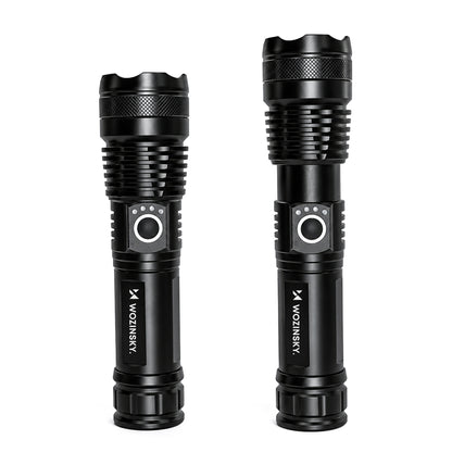 Wozinsky WLT-15W 15W 1500lm CREE IP65 Tactical Flashlight with Adjustable Beam - Black_2