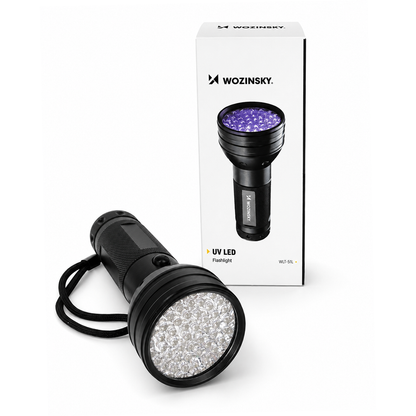 Wozinsky WLT-51L IP65 UV Flashlight for Trace Detection - Black_4