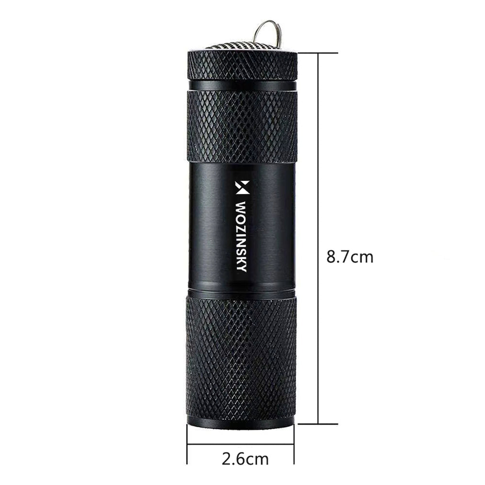 Wozinsky WLD-9L IP65 UV Flashlight for Trace Detection - Black_2