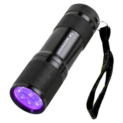 Wozinsky WLD-9L IP65 UV Flashlight for Trace Detection - Black_3