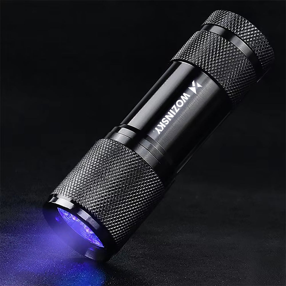 Wozinsky WLD-9L IP65 UV Flashlight for Trace Detection - Black_4
