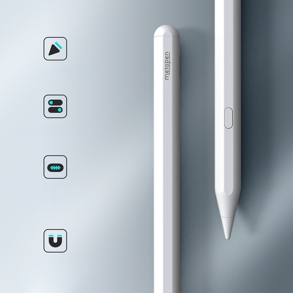 Metapen Pencil A12 for iPad - White_11