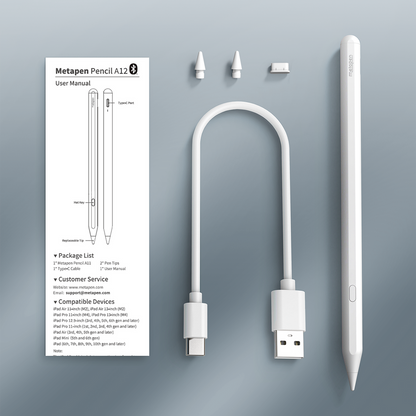 Metapen Pencil A12 for iPad - White_12