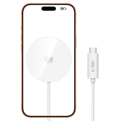 Tech-Protect A50 MagSafe 25W QI2.2 Wireless Charger - White_1
