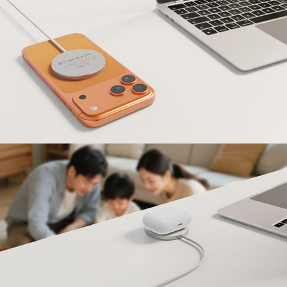 Tech-Protect A50 MagSafe 25W QI2.2 Wireless Charger - White_5