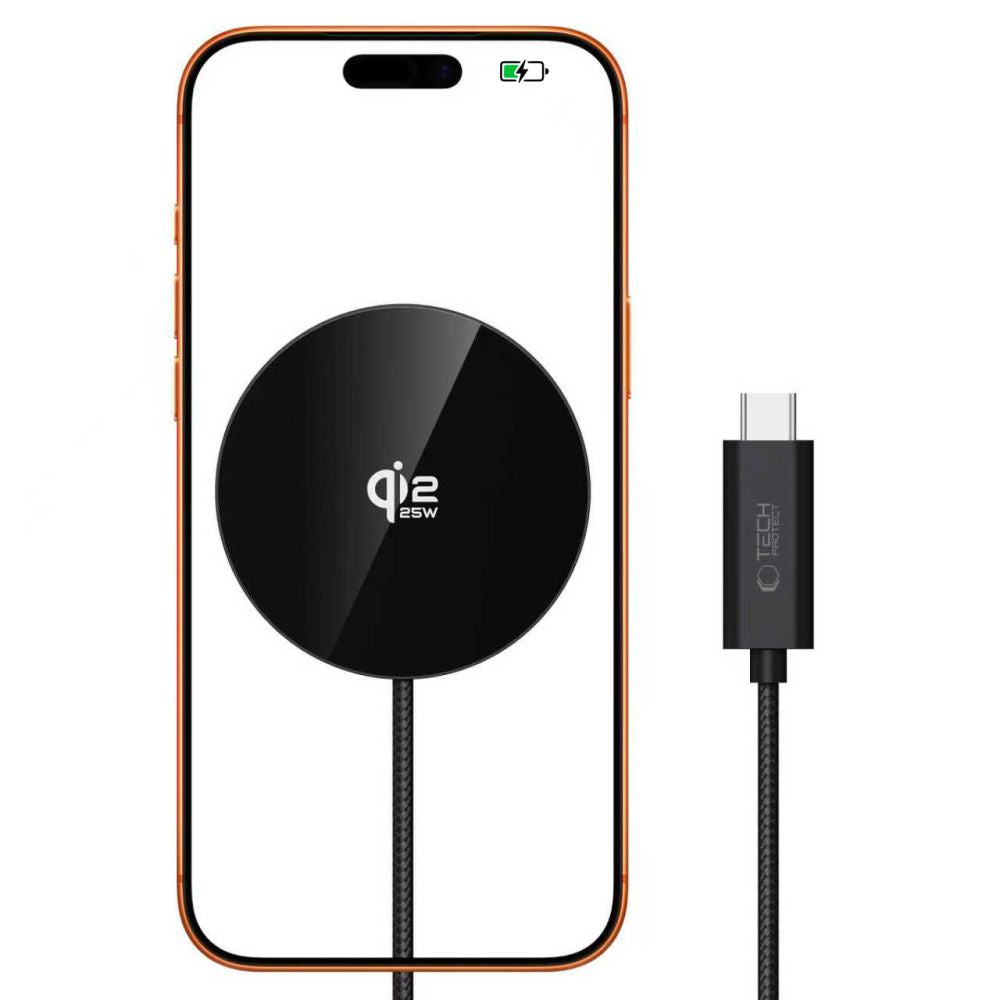 Tech-Protect A50 MagSafe 25W QI2.2 Wireless Charger - Black_1
