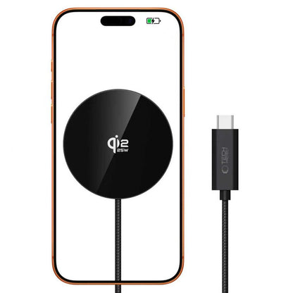 Tech-Protect A50 MagSafe 25W QI2.2 Wireless Charger - Black_1