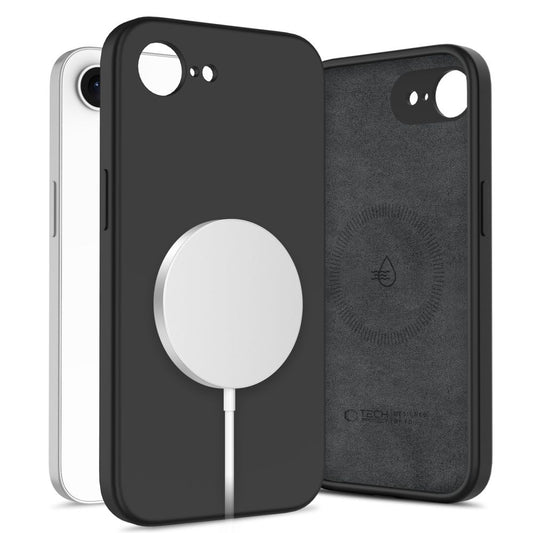 Tech-Protect Silicone MagSafe Case for iPhone 16e / 17e - Black_0