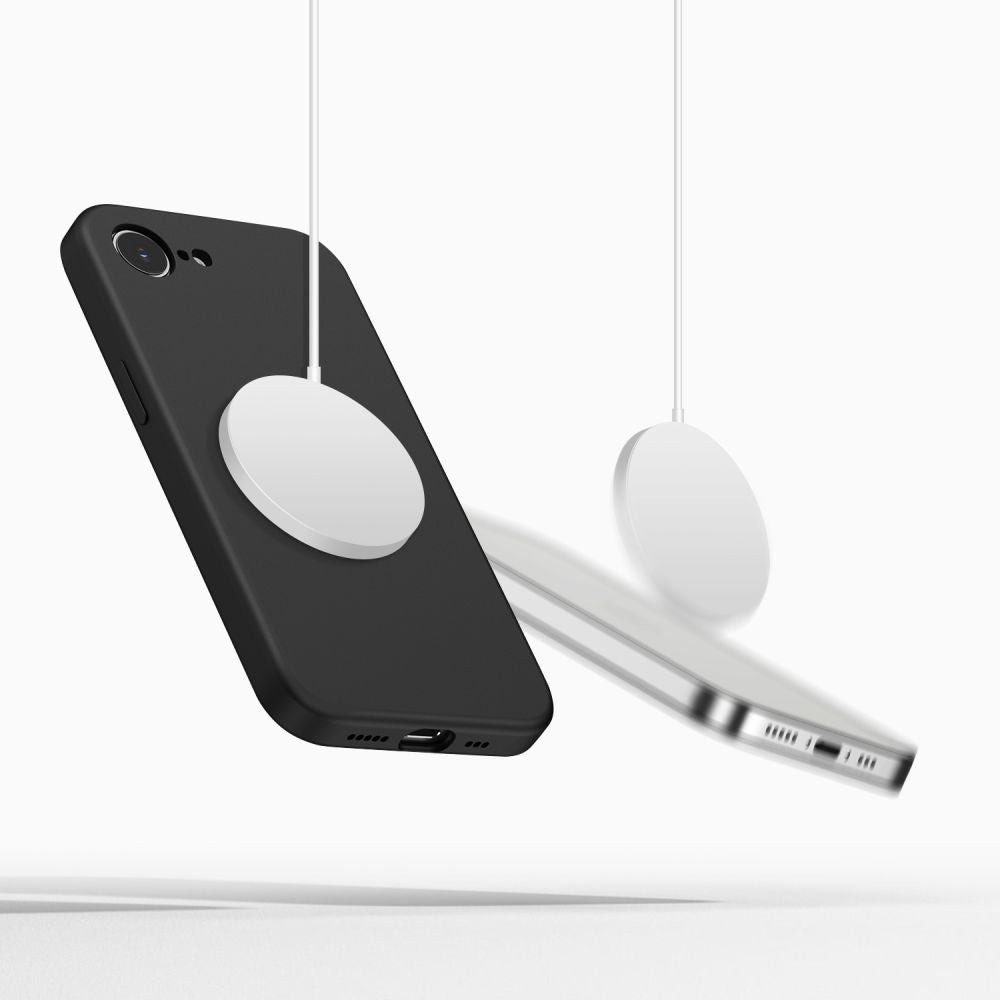 Tech-Protect Silicone MagSafe Case for iPhone 16e / 17e - Black_3