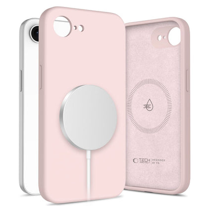 Tech-Protect Silicone MagSafe Case for iPhone 16e / 17e - Pink_0