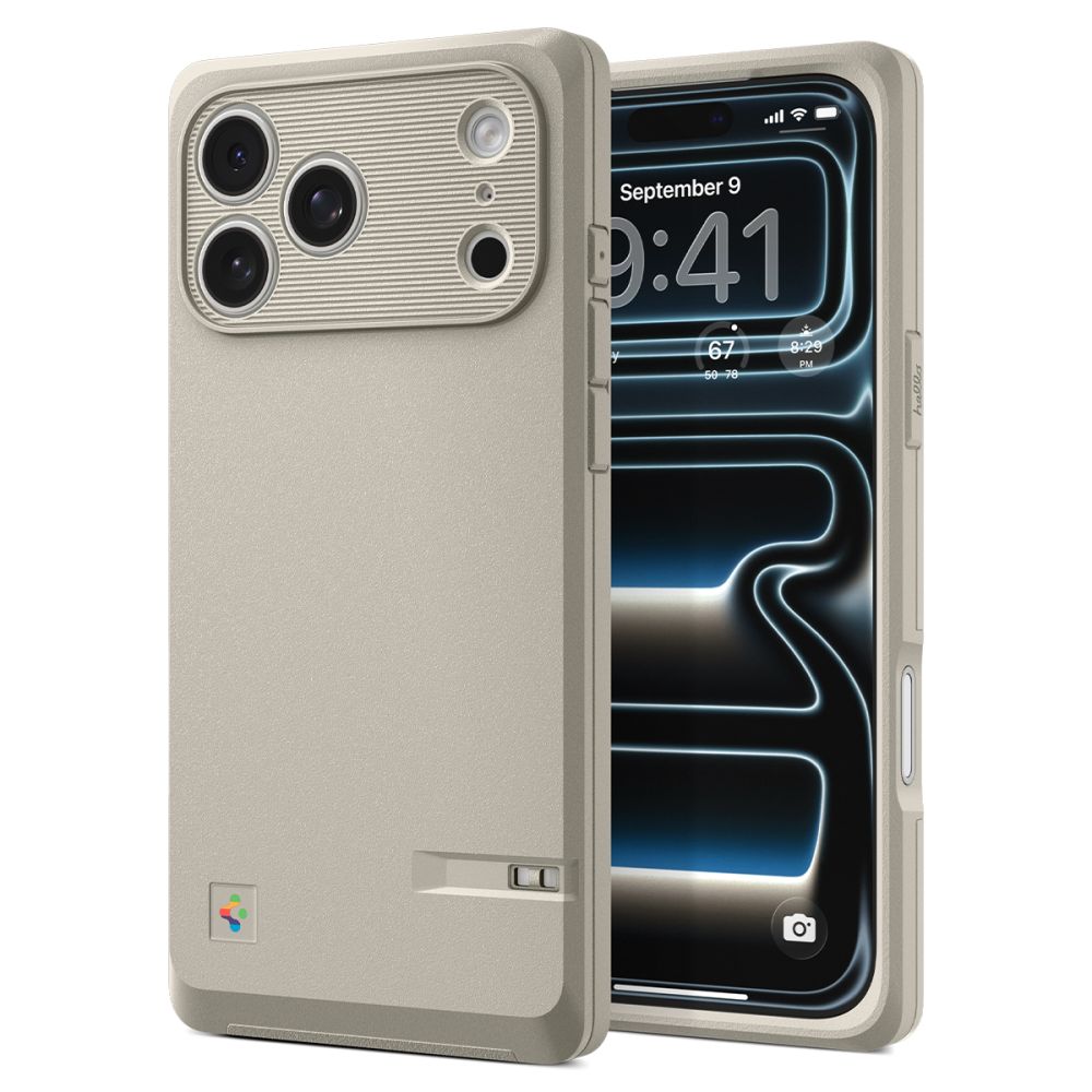 Hard Case Spigen Classic LS with MagSafe for Apple iPhone 17 Pro Max, Stone ACS10478_0