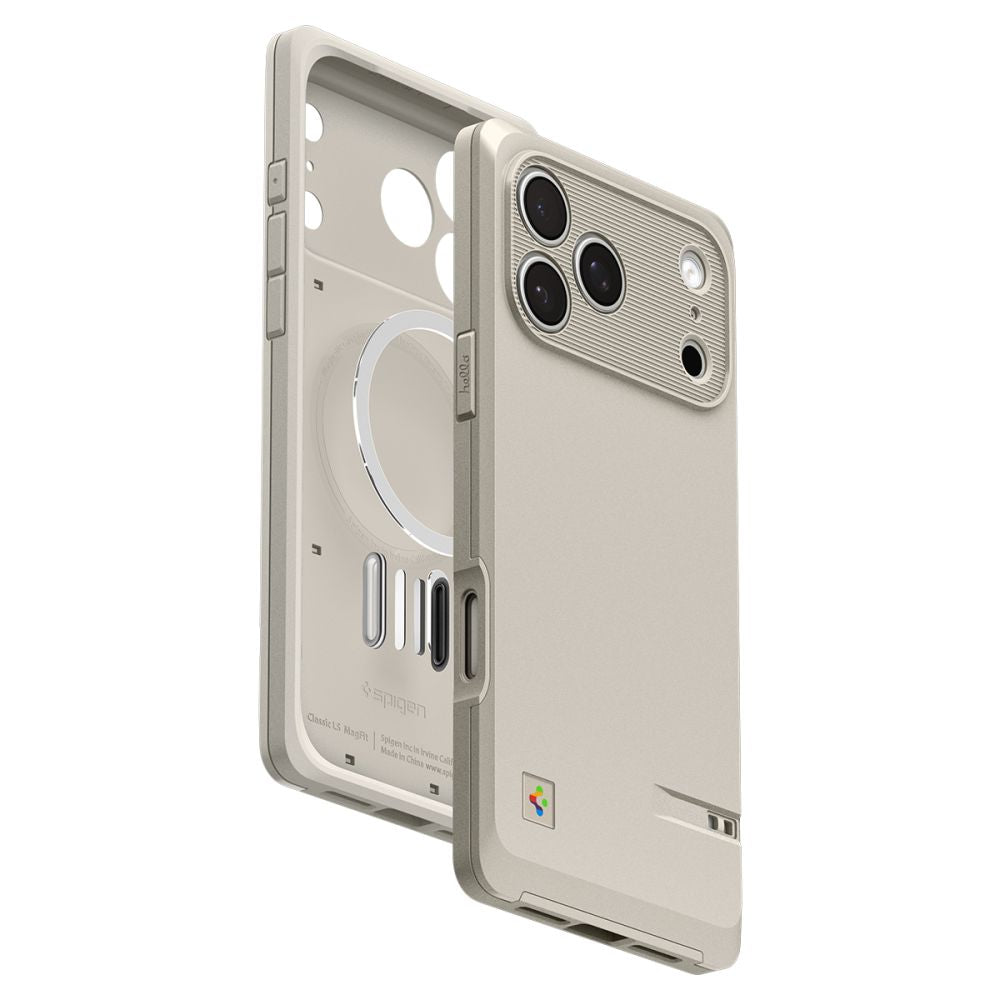 Hard Case Spigen Classic LS with MagSafe for Apple iPhone 17 Pro Max, Stone ACS10478_9