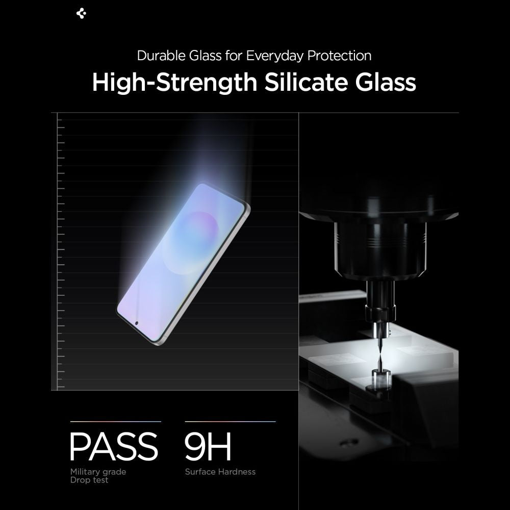 Spigen Glas.tR EZ Fit Pro 2-Pack Tempered Glass for Samsung Galaxy A57 5G_5