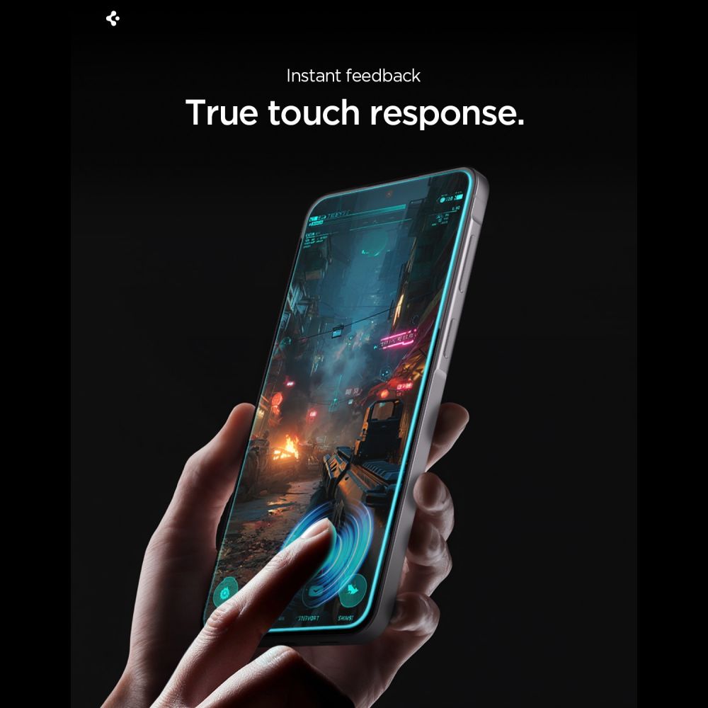 Spigen Glas.tR EZ Fit Pro 2-Pack Tempered Glass for Samsung Galaxy A57 5G_6