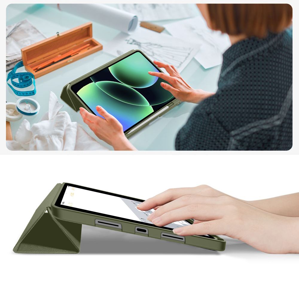 Tech-Protect SmartCase Pen case for Xiaomi Pad 11.2" - olive_7