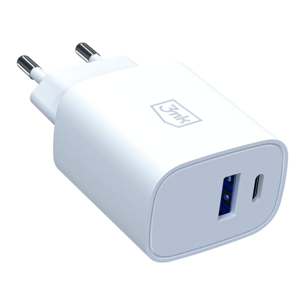 3mk FlowPower 25W 1A1C PD QC4+ Wall Charger - White_1