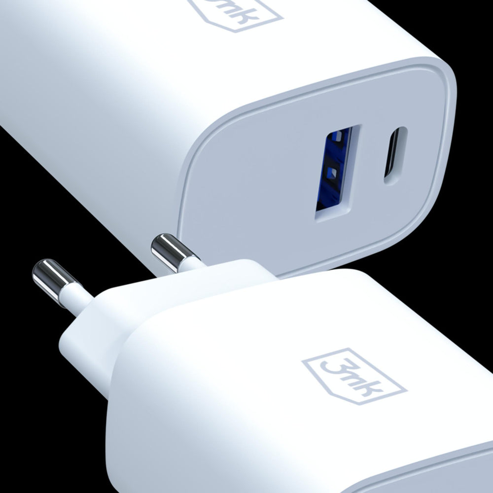 3mk FlowPower 25W 1A1C PD QC4+ Wall Charger - White_6