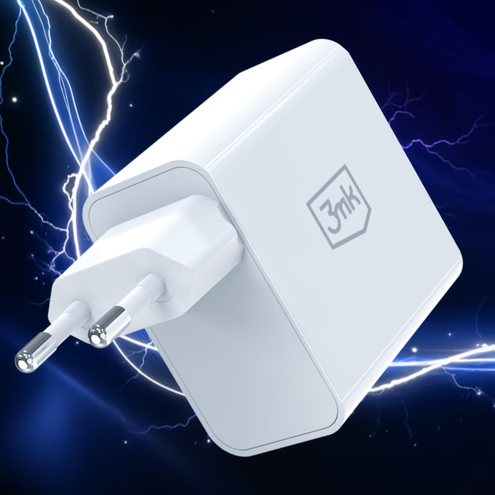 3mk FlowPower 45W 1A1C PD3.0 QC4+ Wall Charger - White_5