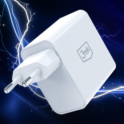 3mk FlowPower 45W 1A1C PD3.0 QC4+ Wall Charger - White_5