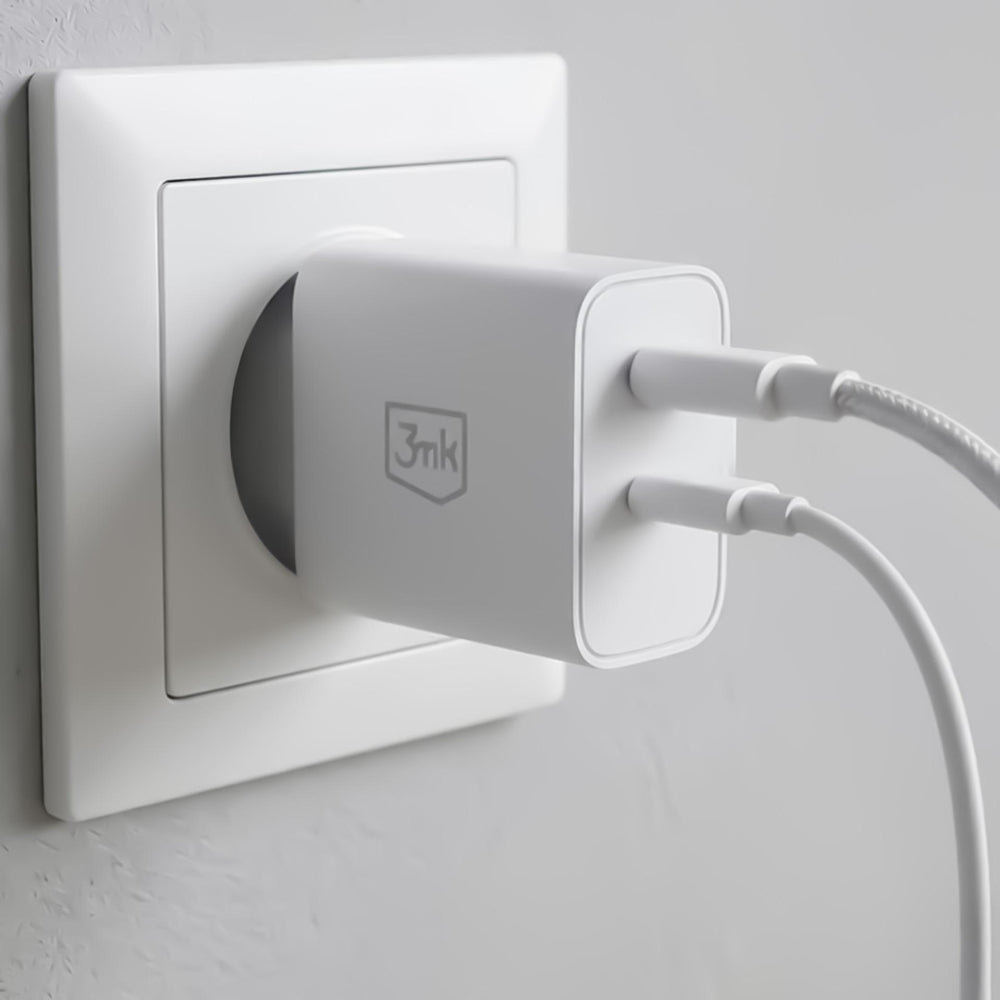 3mk FlowPower 45W 1A1C PD3.0 QC4+ Wall Charger - White_7