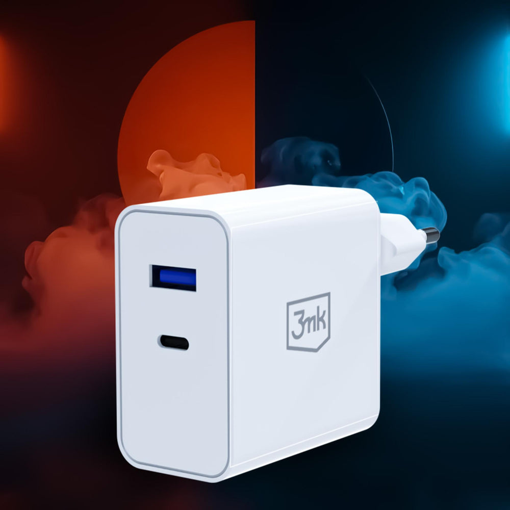 3mk FlowPower 45W 1A1C PD3.0 QC4+ Wall Charger - White_8