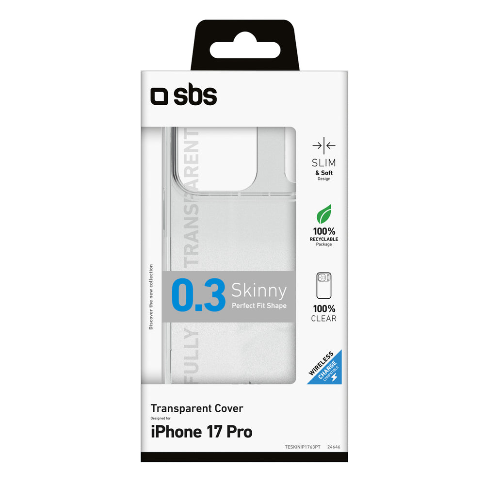 SBS Skinny Cover for iPhone 17 Pro - Transparent_1