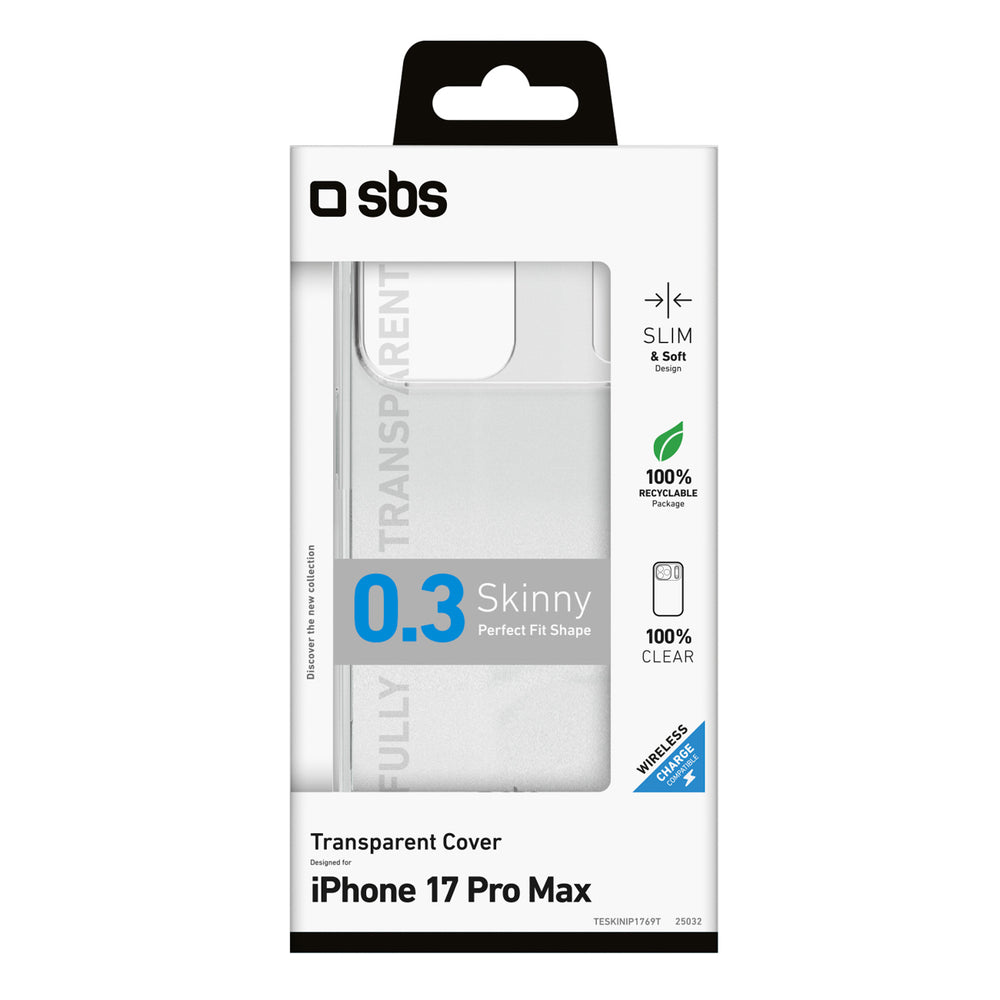 SBS Skinny Cover for iPhone 17 Pro Max - Transparent_1