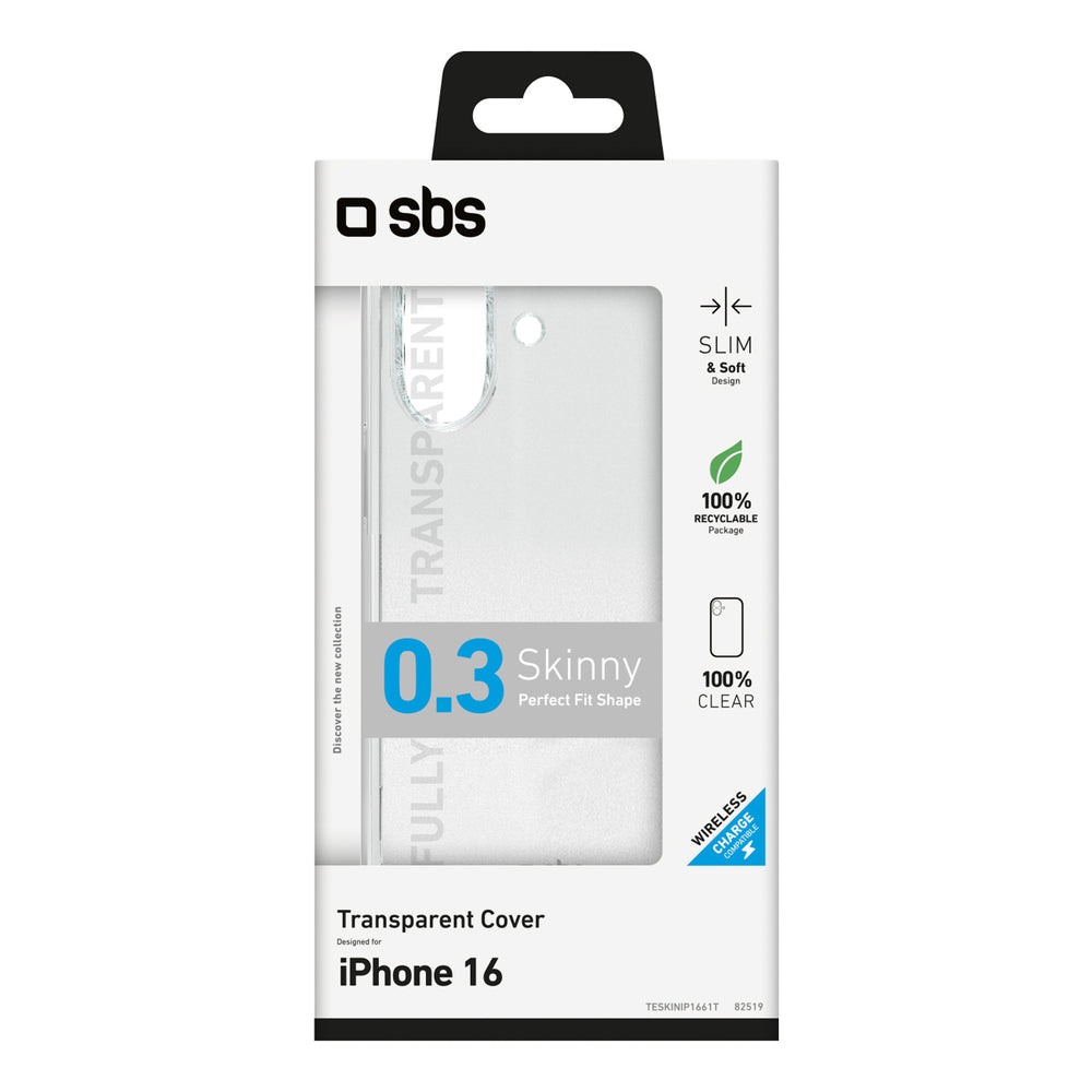SBS Skinny Cover for iPhone 16 - transparent_1