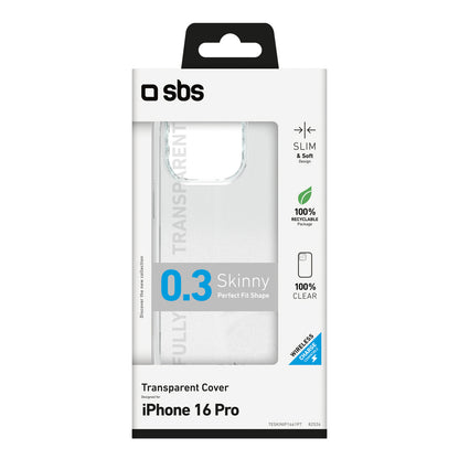 SBS TESKINIP1661PT IPHONE 16 PRO COVER IN GOMMA TRASPARENTE_2