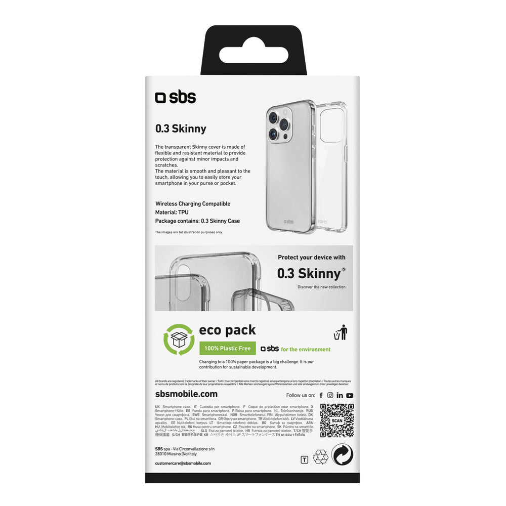 SBS TESKINIP1661PT IPHONE 16 PRO COVER IN GOMMA TRASPARENTE_3