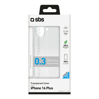 SBS TESKINIP1667T IPHONE 16 PLUS COVER IN GOMMA TRASPARENTE_2