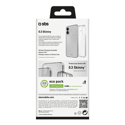SBS TESKINIP1667T IPHONE 16 PLUS COVER IN GOMMA TRASPARENTE_3